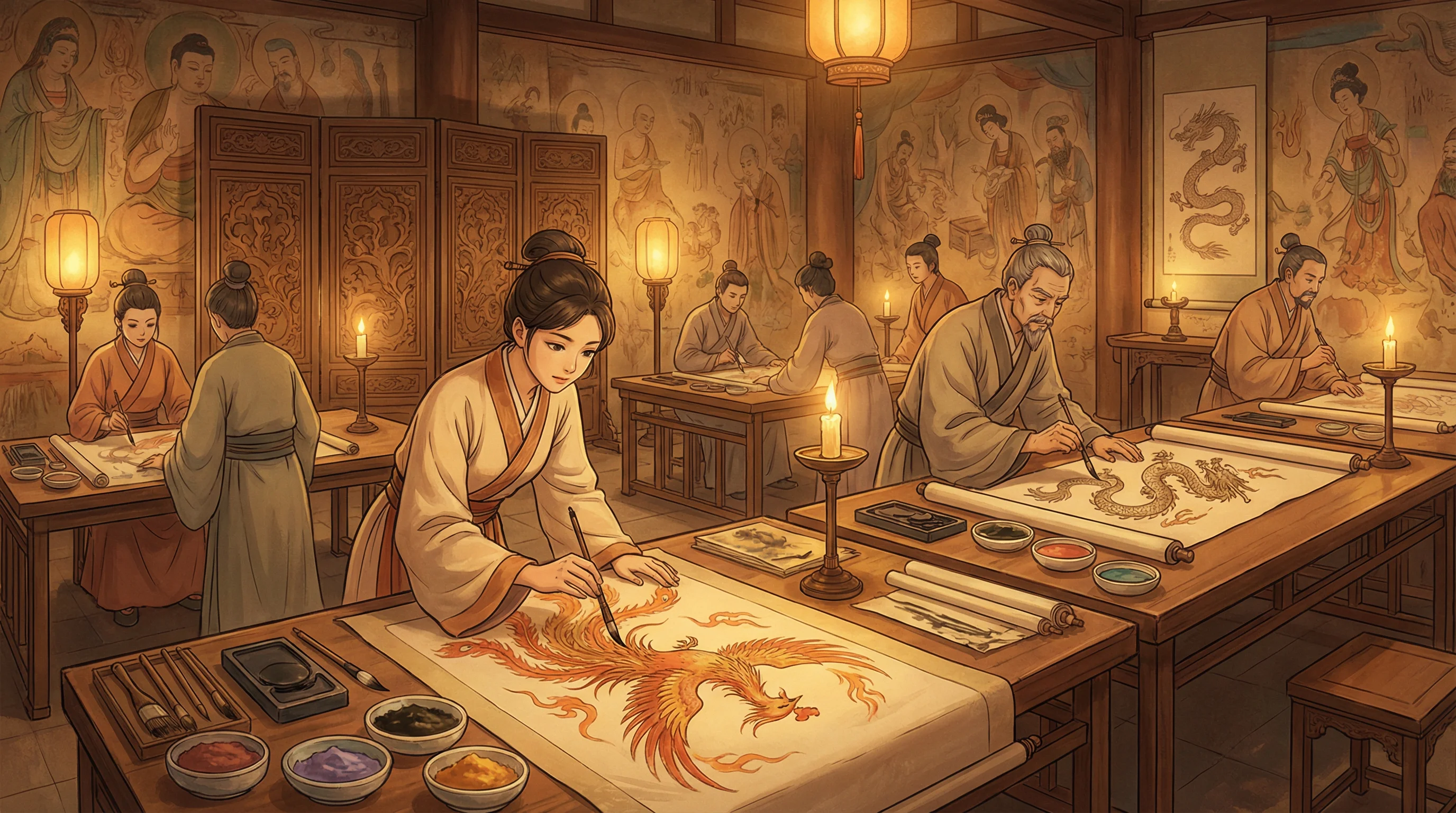 画师入驻 - 九色tv 国风动漫画师