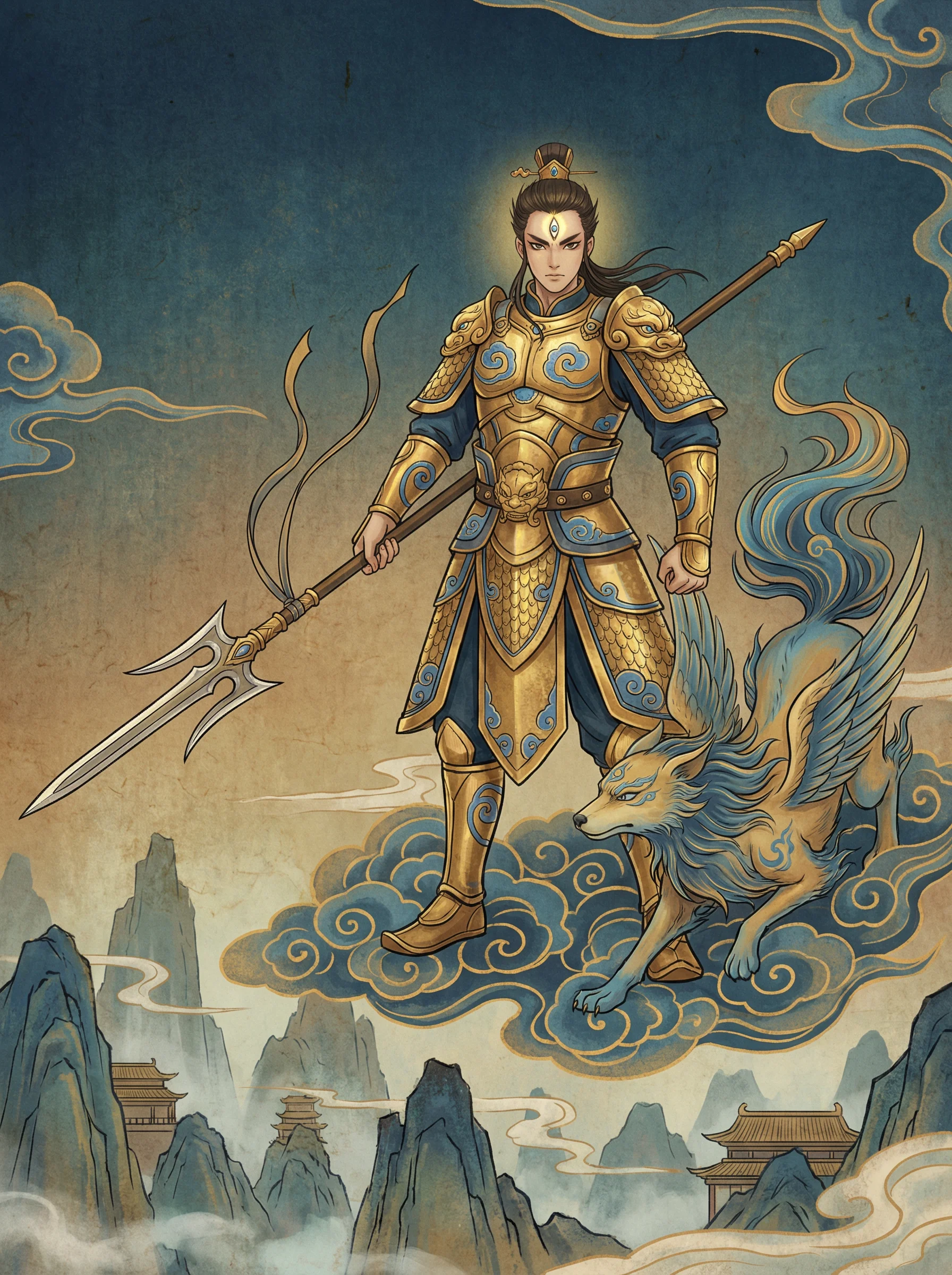 二郎神 - 九色tv 神话战神动漫