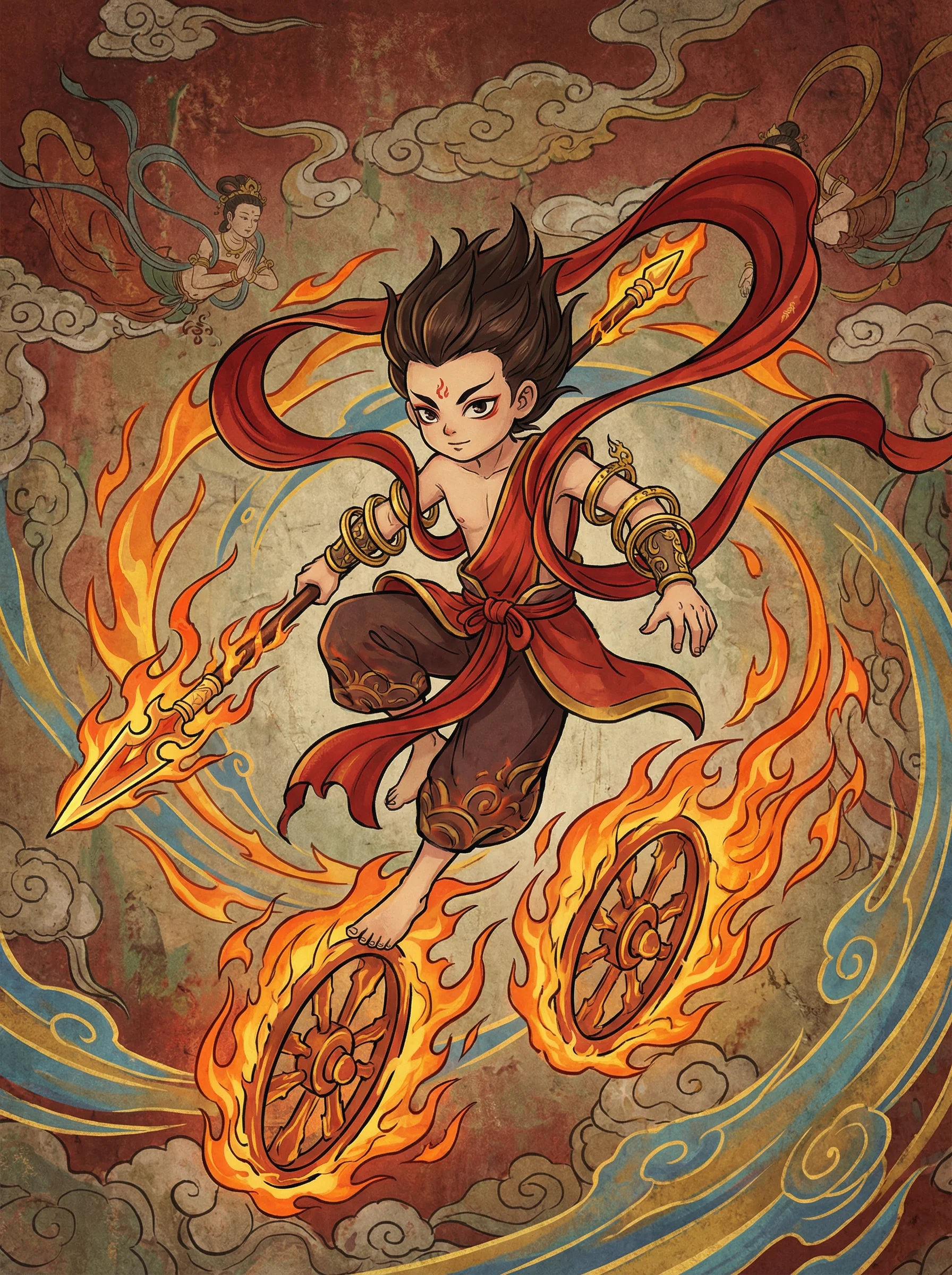 哪吒 - 九色tv 封神榜阐教动漫角色